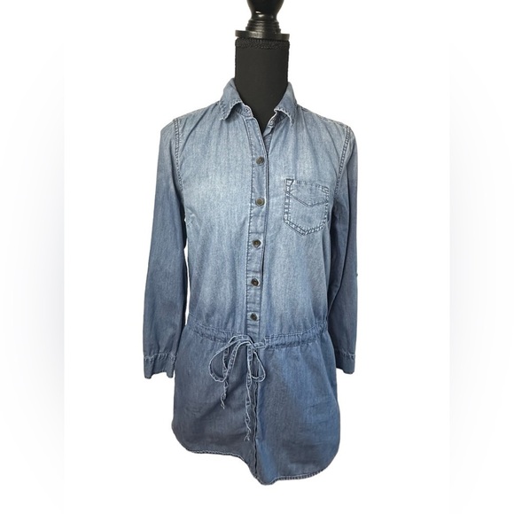 Gap Denim Women’s Drawstring Tunic Size Small - Picture 1 of 14